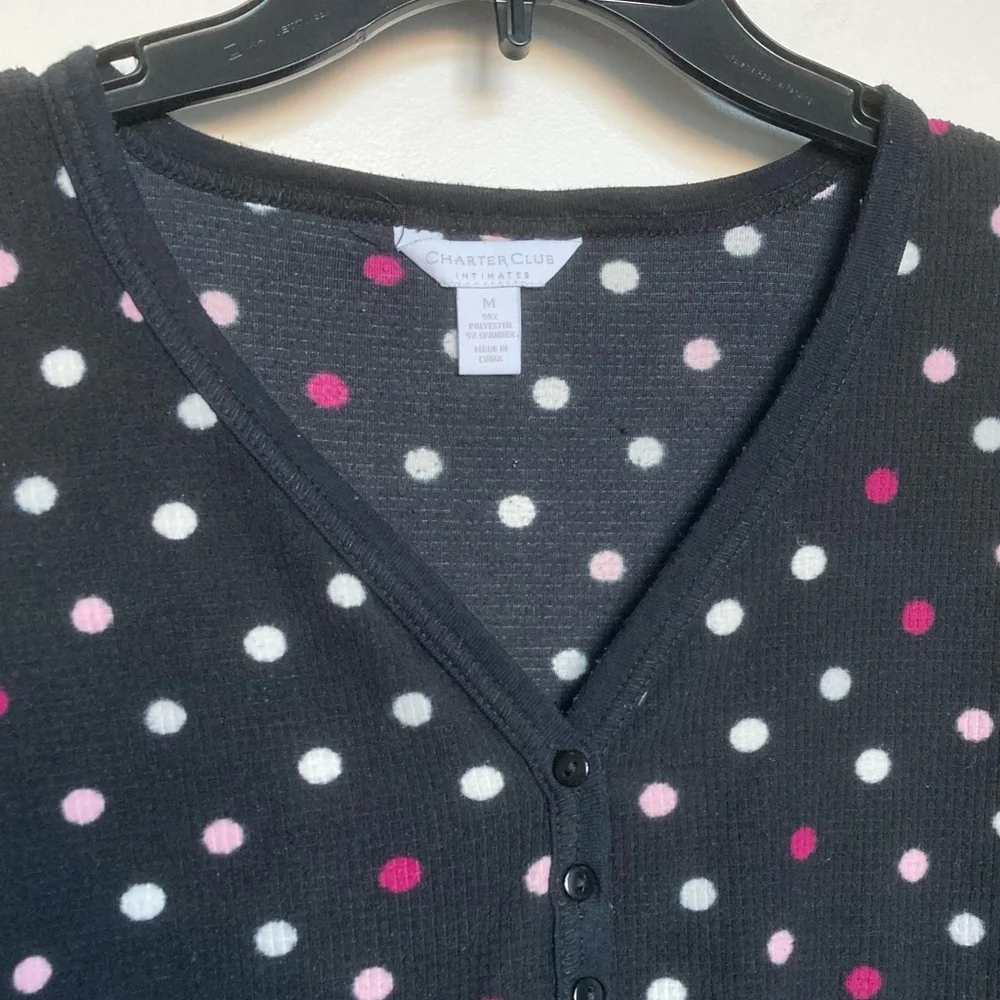 Long Sleeve Charter Club Nightgown - Picture 2 of 4